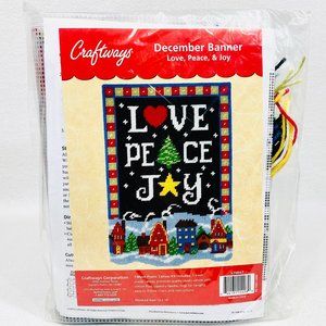 Plastic Canvas Holiday Banner Kit - New